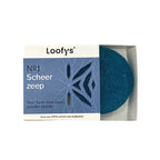 Solid shaving soap with lemongrass scent