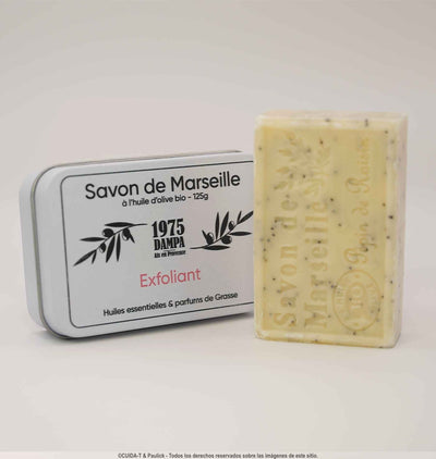 Jabón exfoliante de semillas de uva