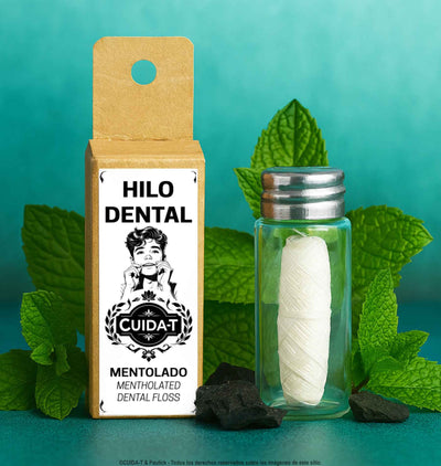 Hilo dental sabor menta