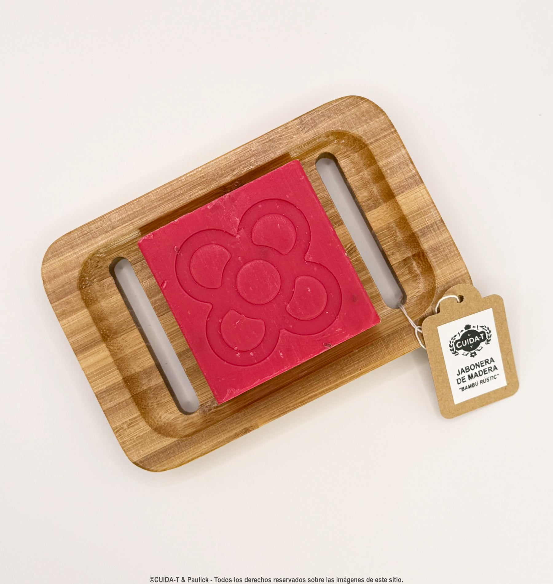 Sabonera de Fusta “Bambú Rústic”