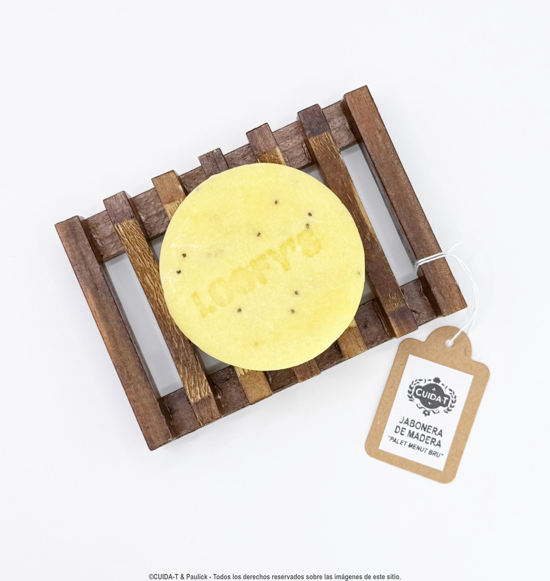 Jabonera de Madera “Palet Menut Bru”
