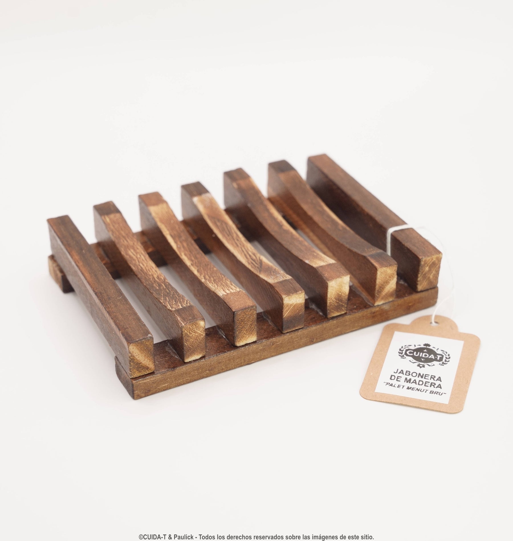 Jabonera de Madera “Palet Menut Bru”