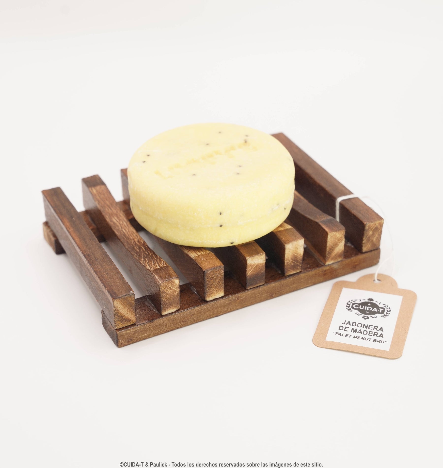 Jabonera de Madera “Palet Menut Bru”