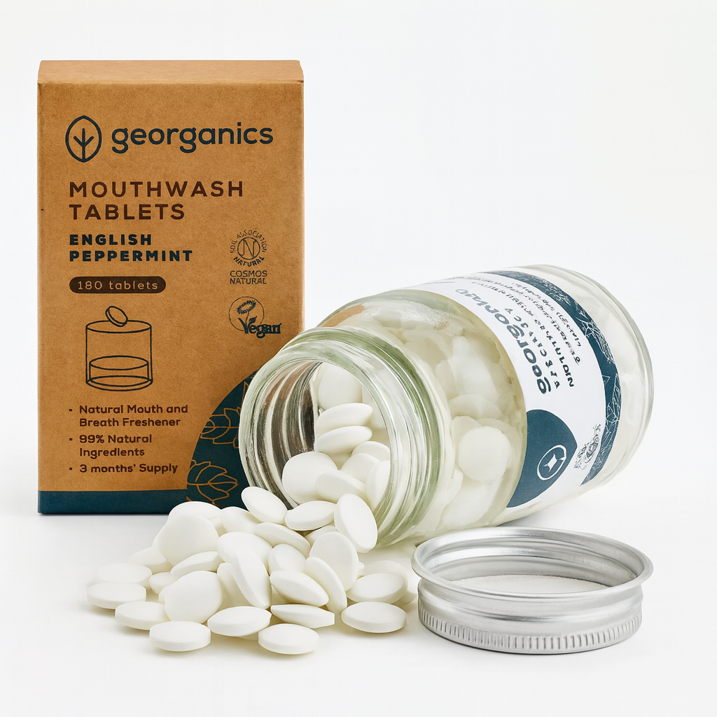 Enjuague Bucal en Tabletas con Menta Piperita
