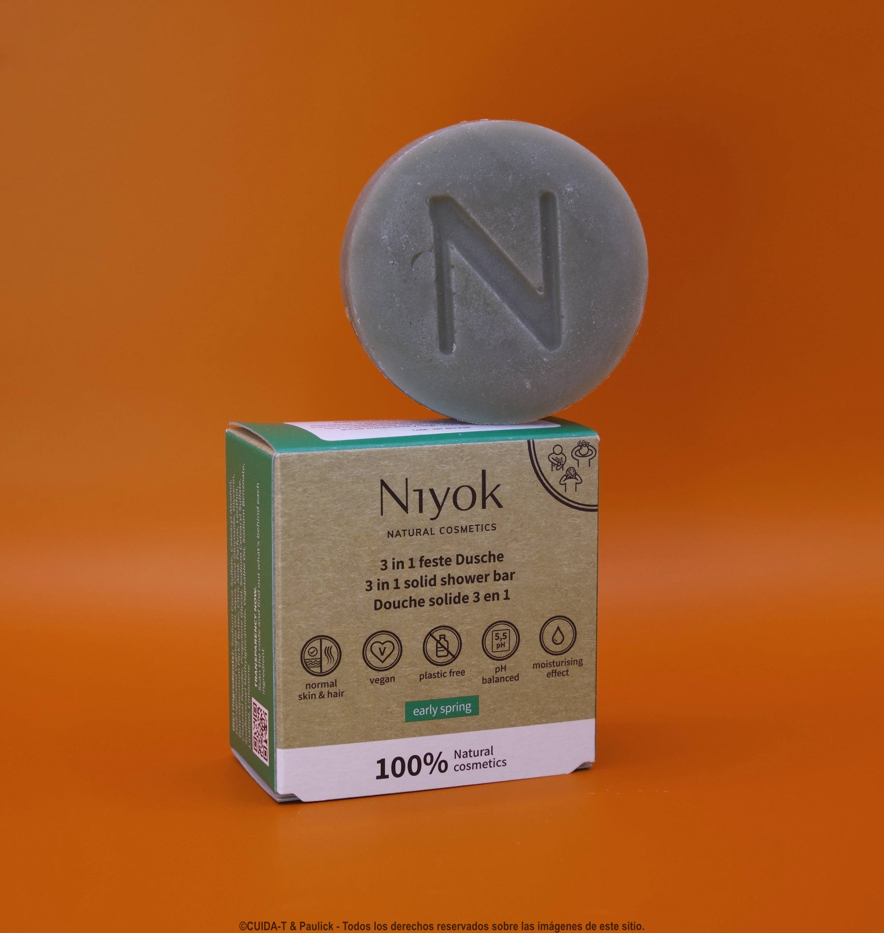 3-en-1 Ducha sólida Early Spring