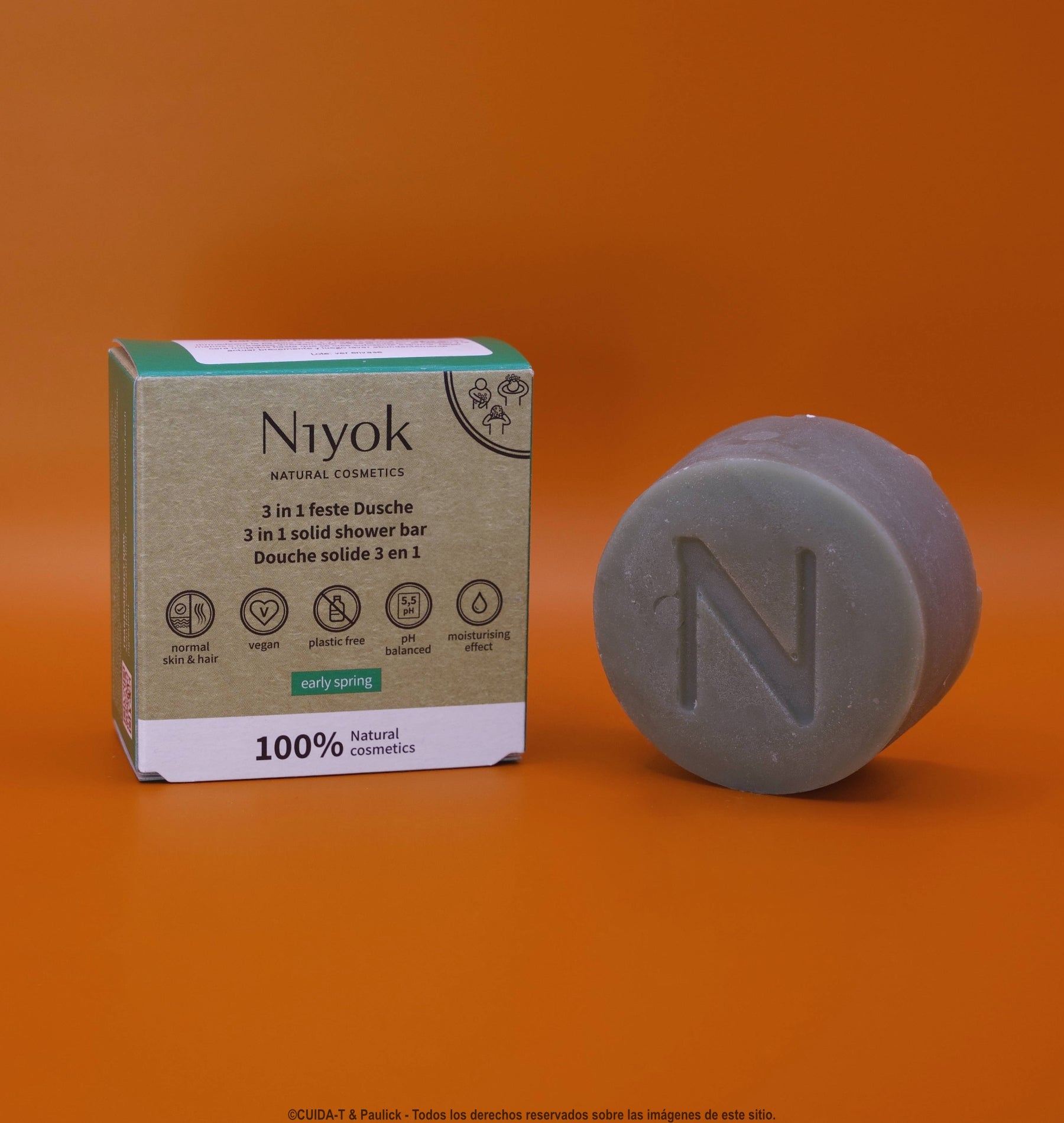 3-en-1 Ducha sólida Early Spring