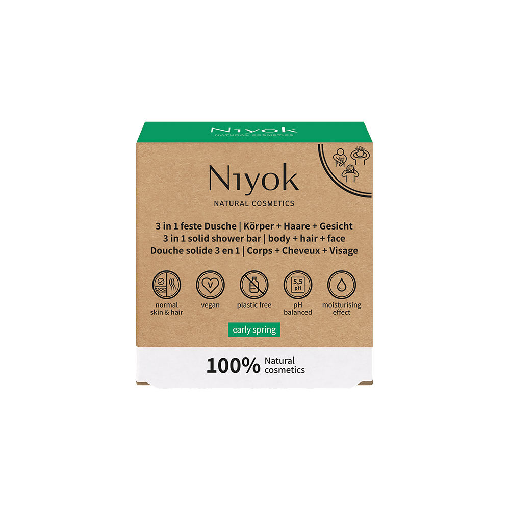 3-en-1 Ducha sólida Early Spring