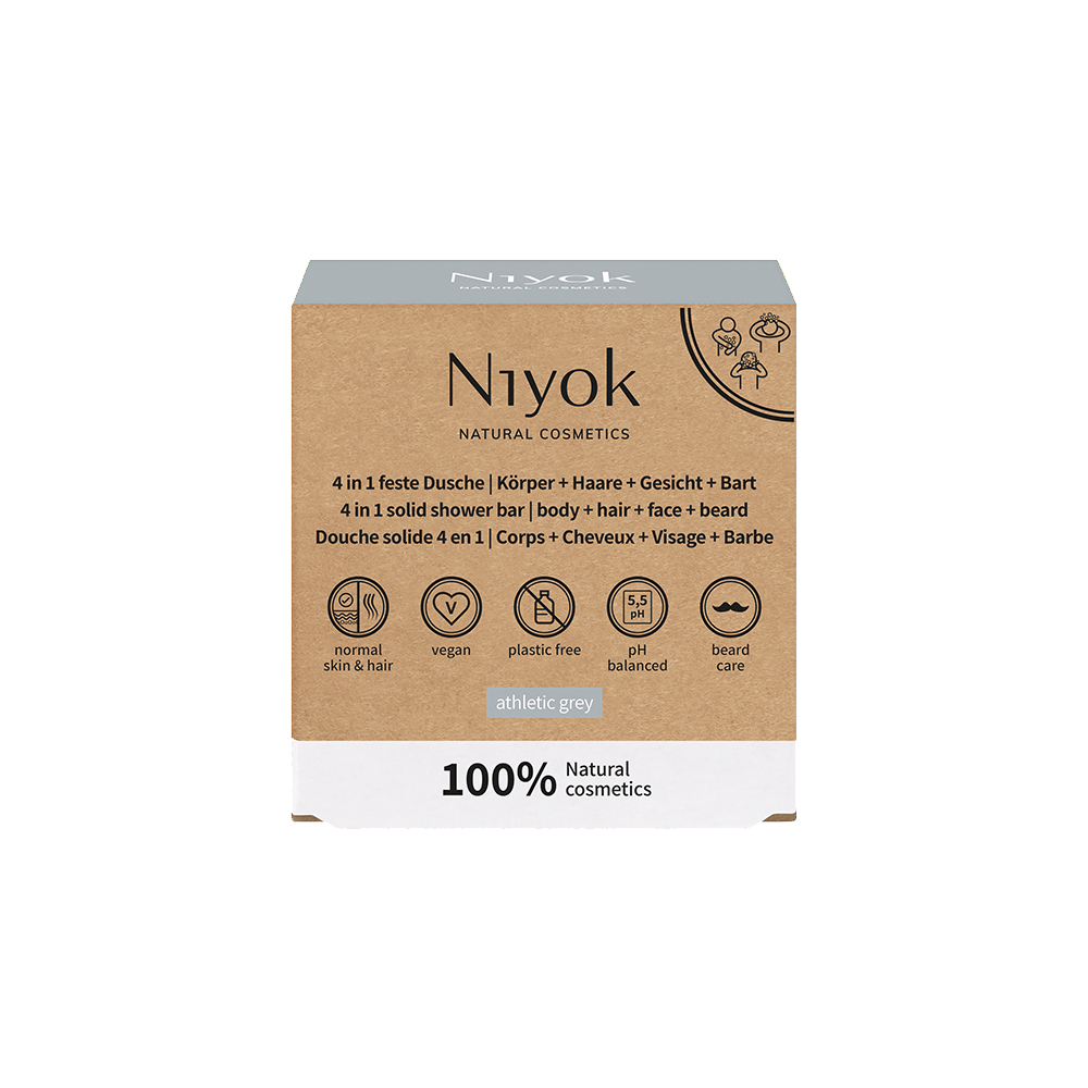 4-en-1 Ducha sólida Athelic Grey
