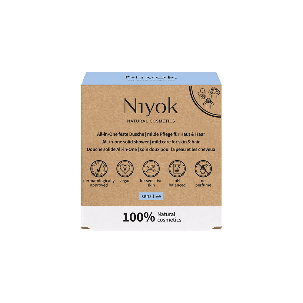 Todo-en-1 Gel de ducha sólido Sensitive