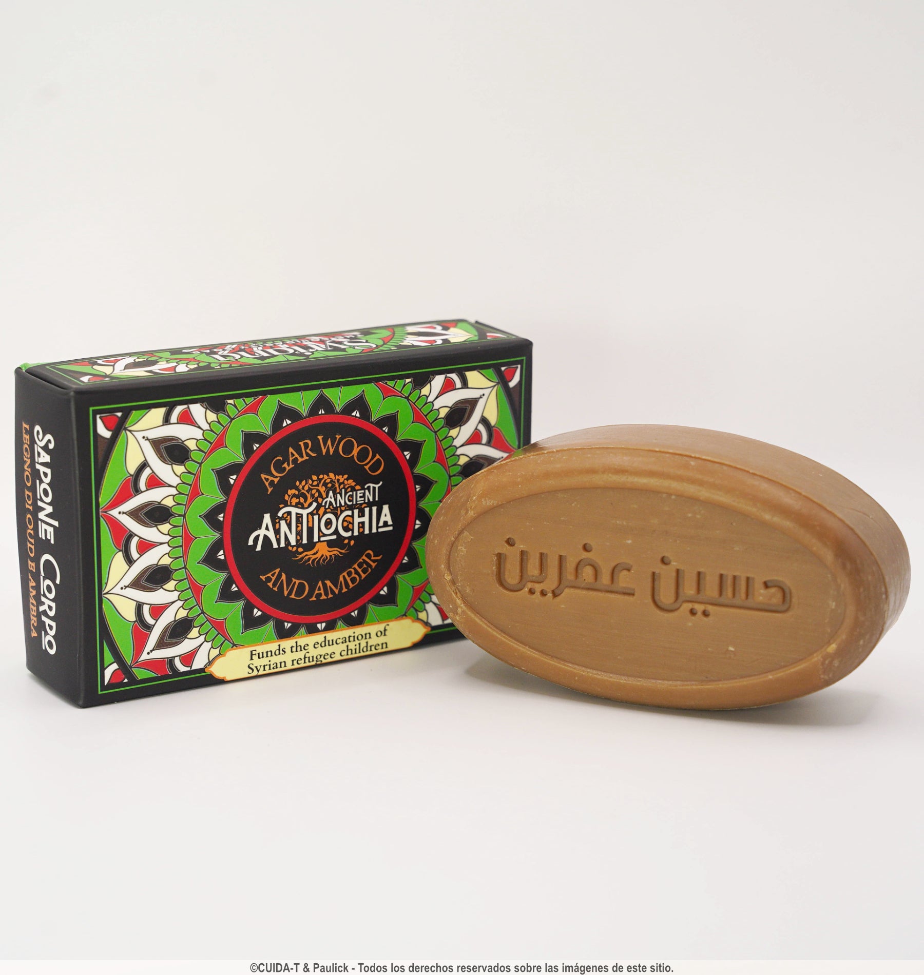 Jabón de Alepo: Oud y Ámbar