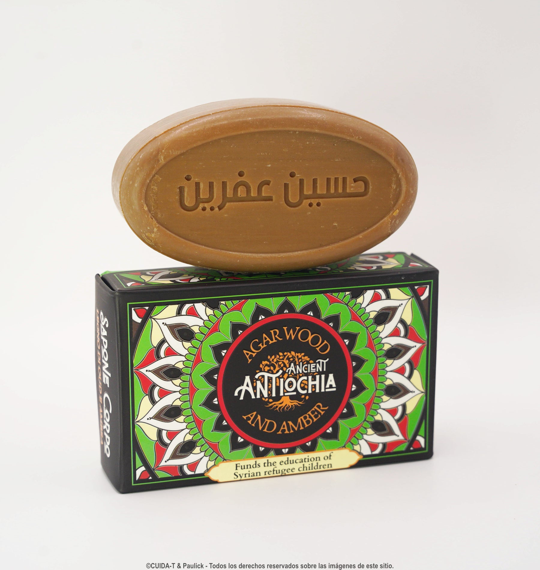 Jabón de Alepo: Oud y Ámbar