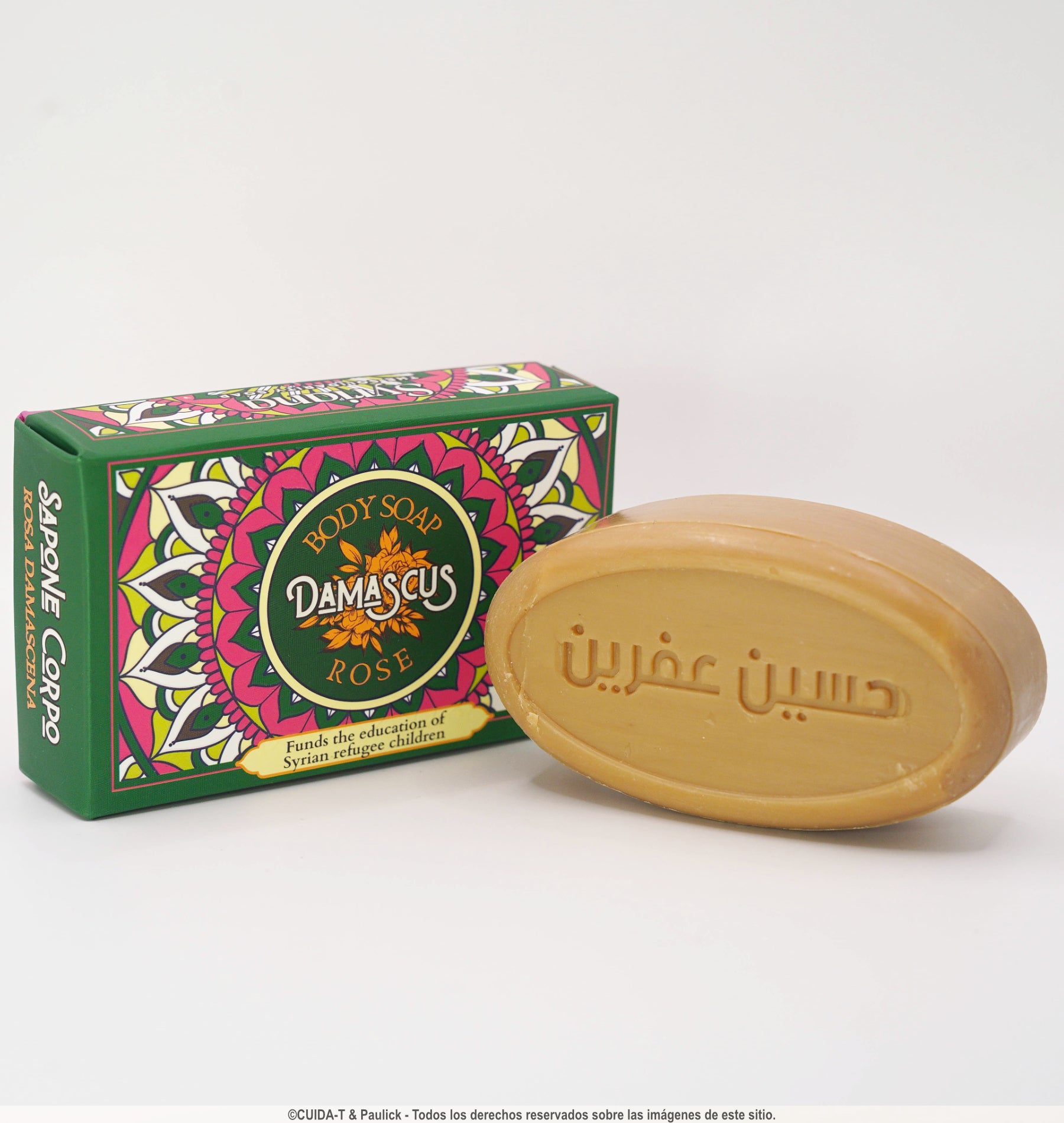 Jabón de Alepo: Rosa de Damasco