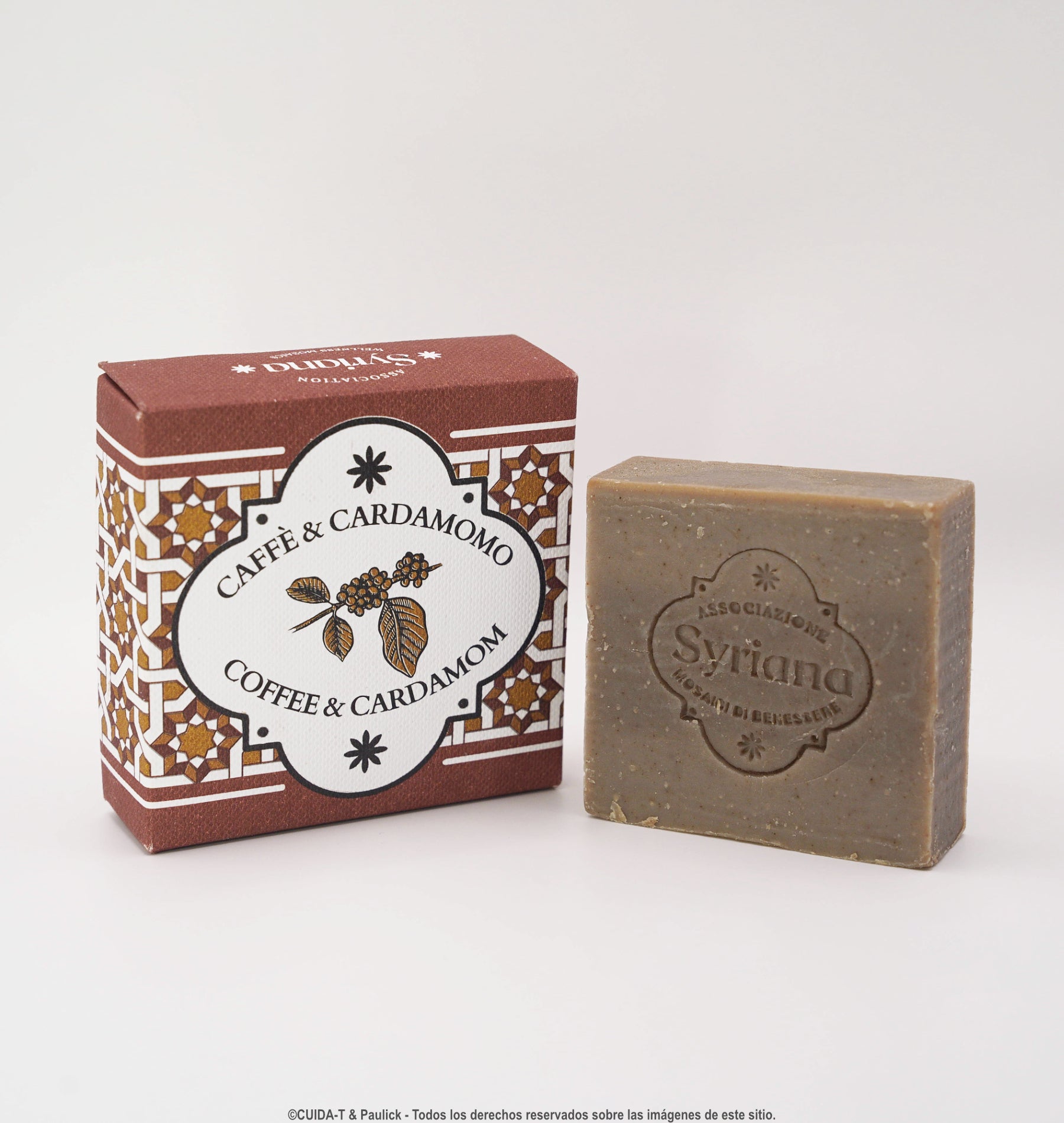 Jabón 100% Natural de Café & Cardamomo