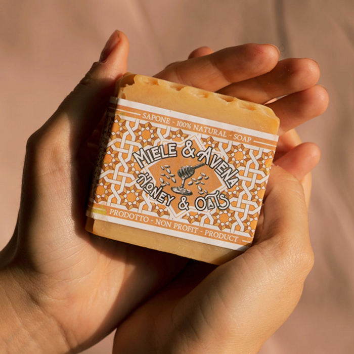 Jabón 100% Natural de Miel & Avena