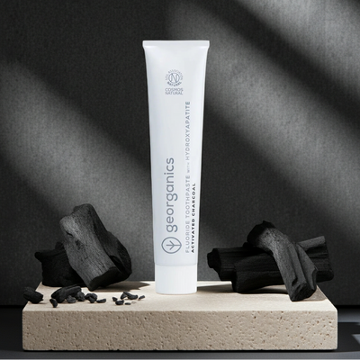 Toothpaste with Hydroxyapatite & Activated Charcoal