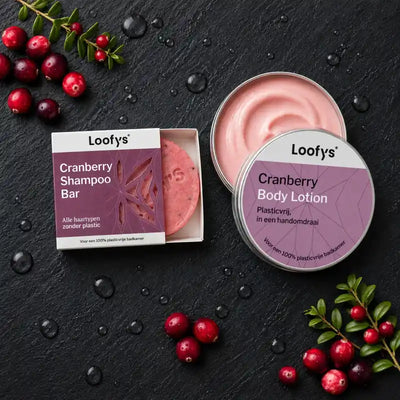 Combo de arándano rojo: champú y loción