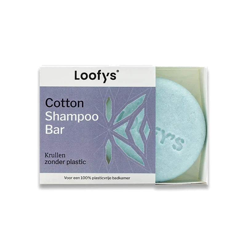 Champú sólido con aroma de algodón Loofy's