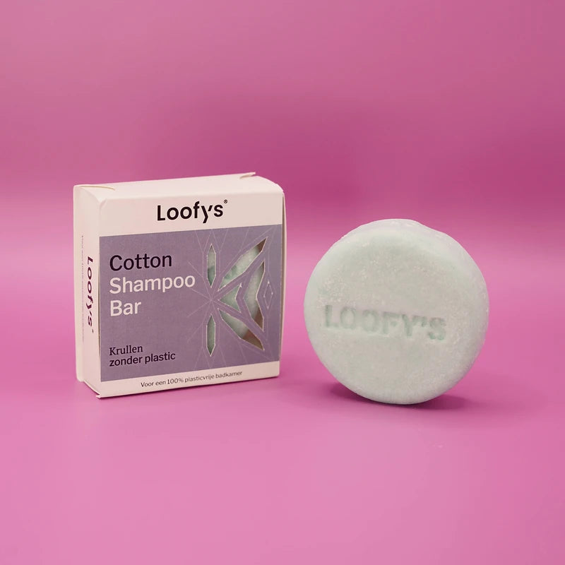 Champú sólido con aroma de algodón Loofy's