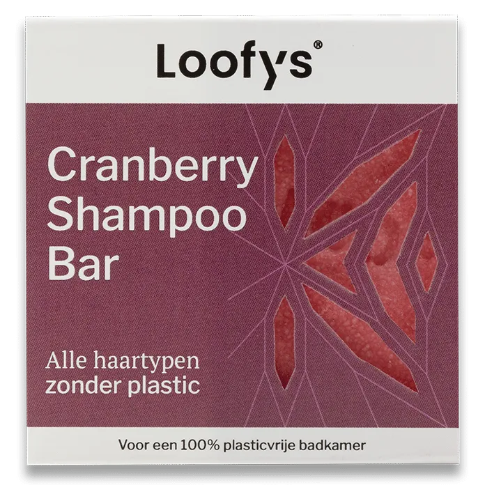champú sólido aroma arándano rojo Loofys