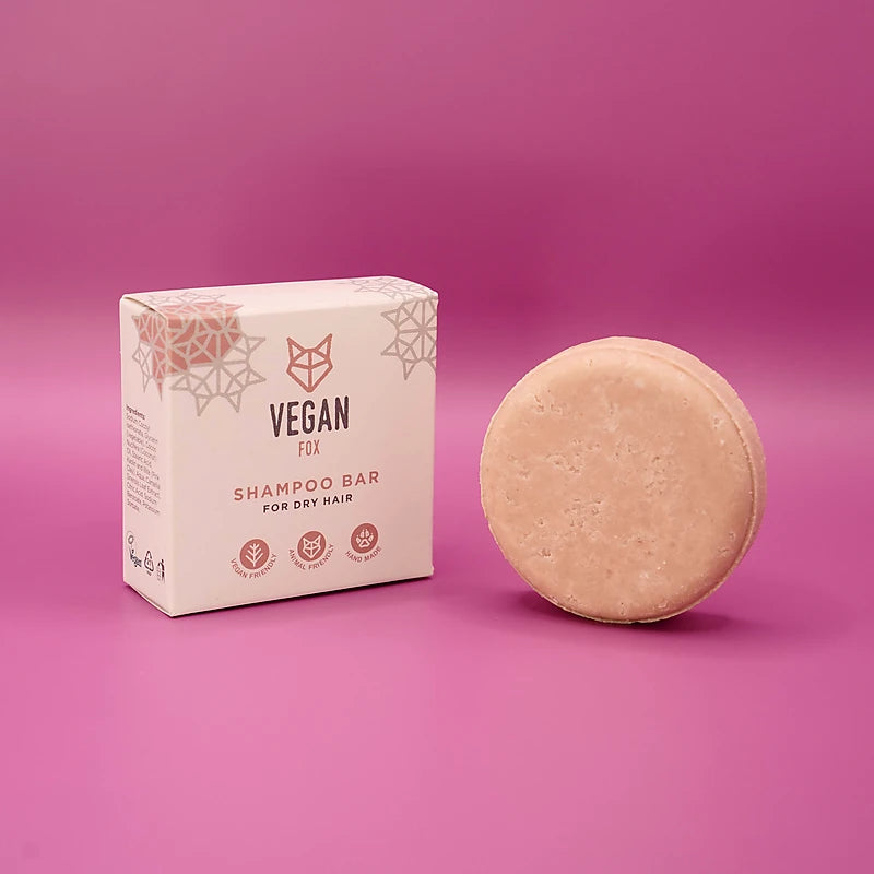 Champú sólido de arcilla rosa para cabello seco y dañado