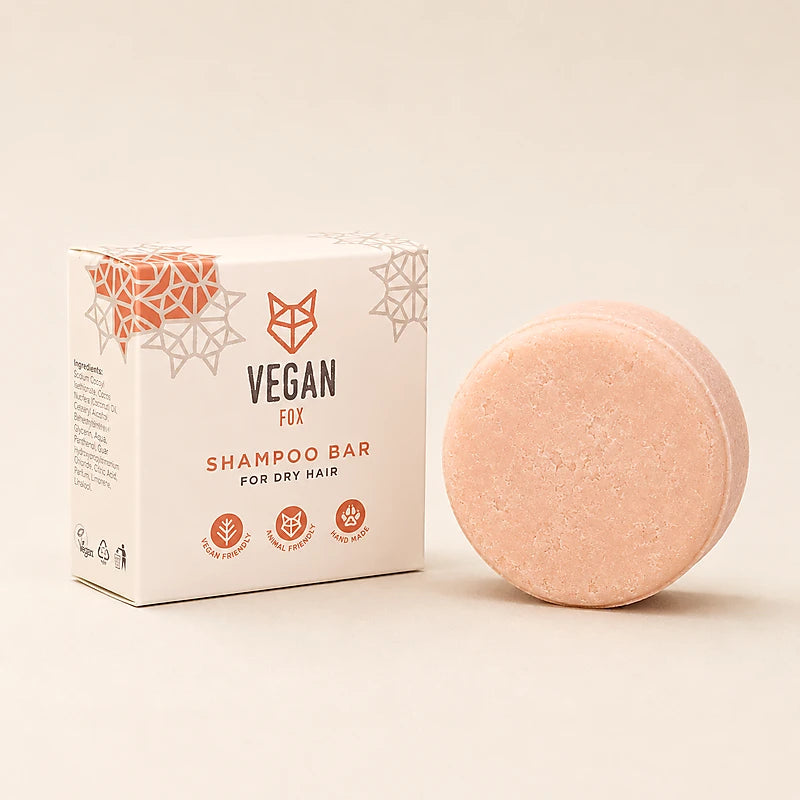Champú sólido de arcilla rosa para cabello seco y dañado