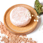 Champú sólido de arcilla rosa para cabello seco y dañado