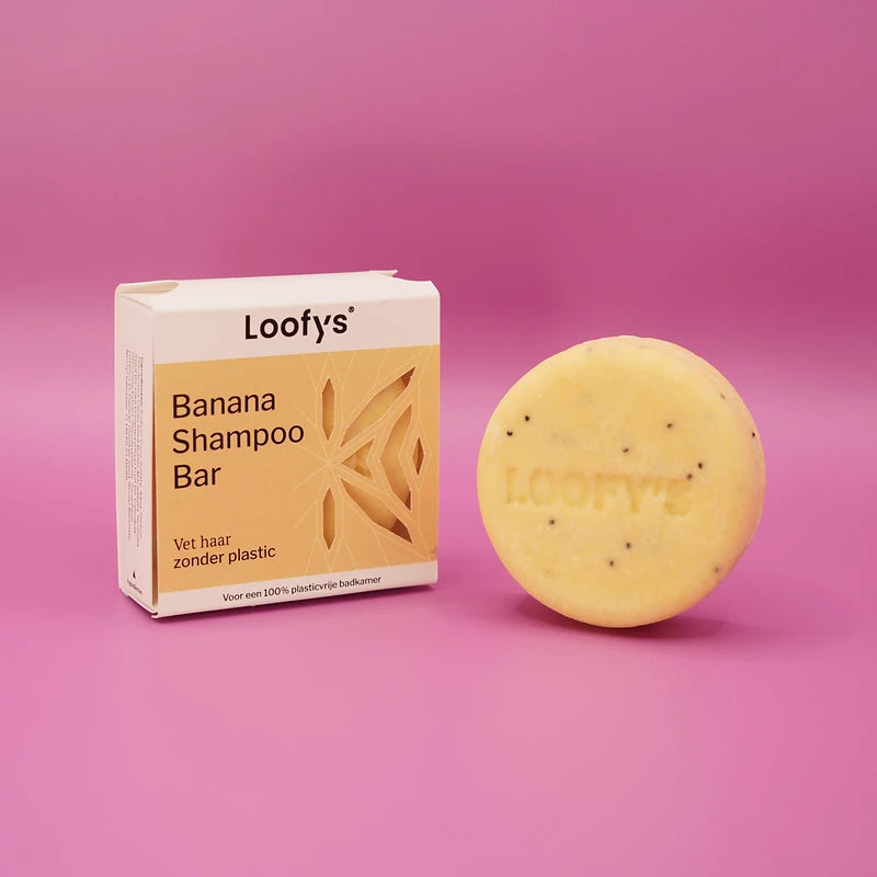 Champú sólido con aroma de banana Loofy's