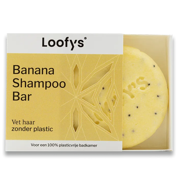 champú sólido aroma banana Loofys