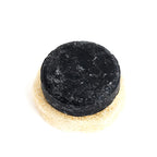 Black charcoal solid shampoo for oily hair