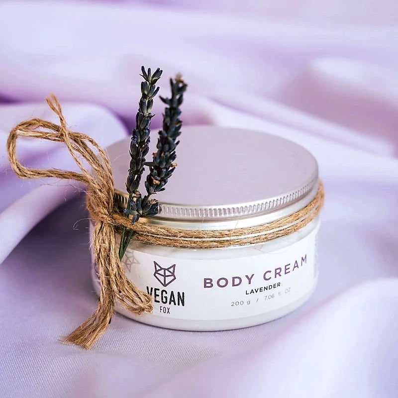 Crema corporal hidratante de lavanda