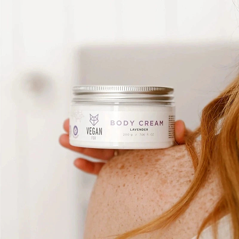 Crema corporal hidratante de lavanda
