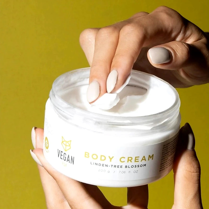 Crema corporal hidratante de flor de tilo