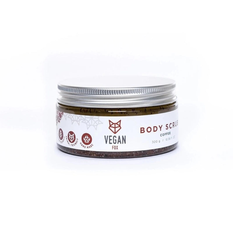 Exfoliante corporal de café tonificador Vegan Fox