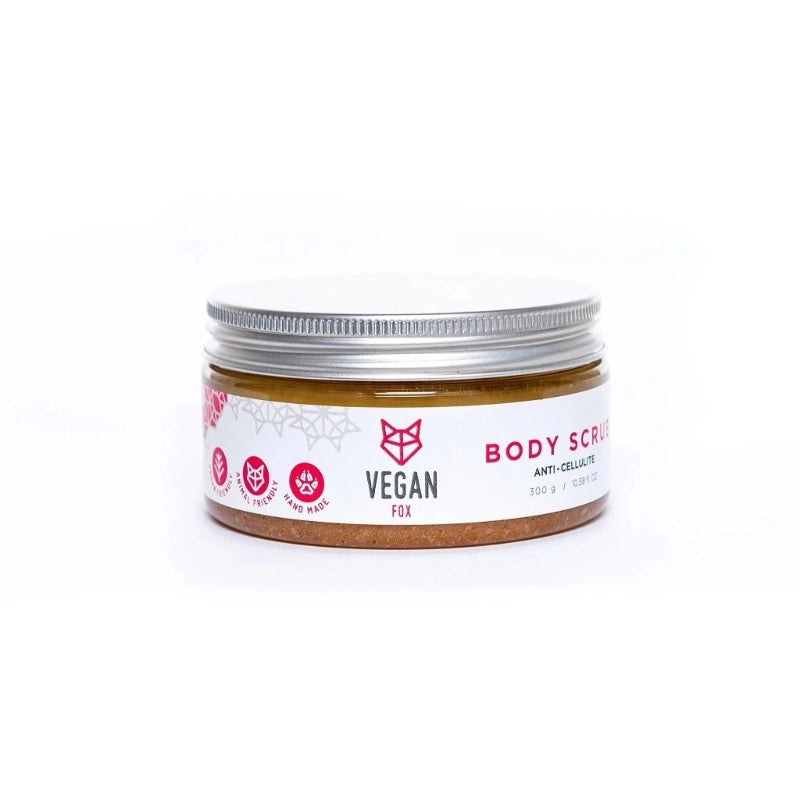 Exfoliante corporal de jengibre estimulante Vegan Fox