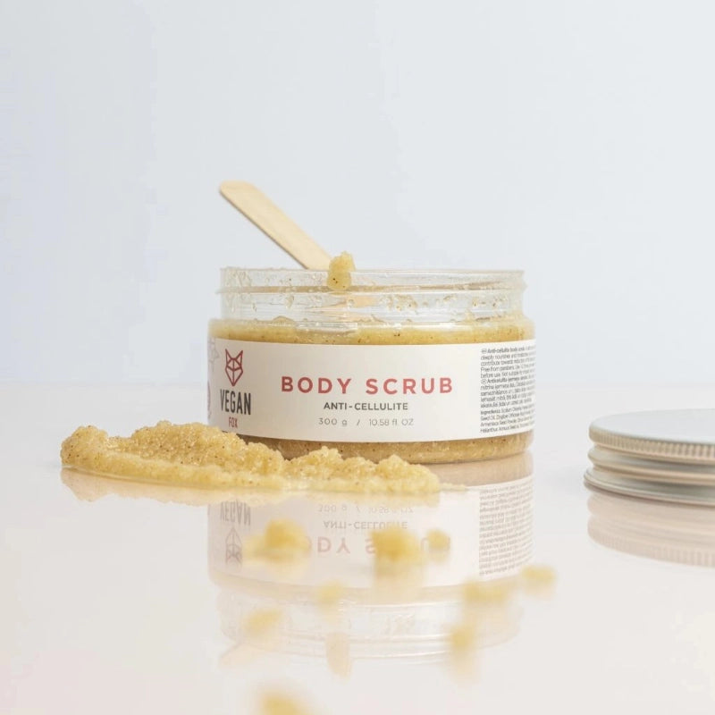 Exfoliante corporal de jengibre estimulante Vegan Fox