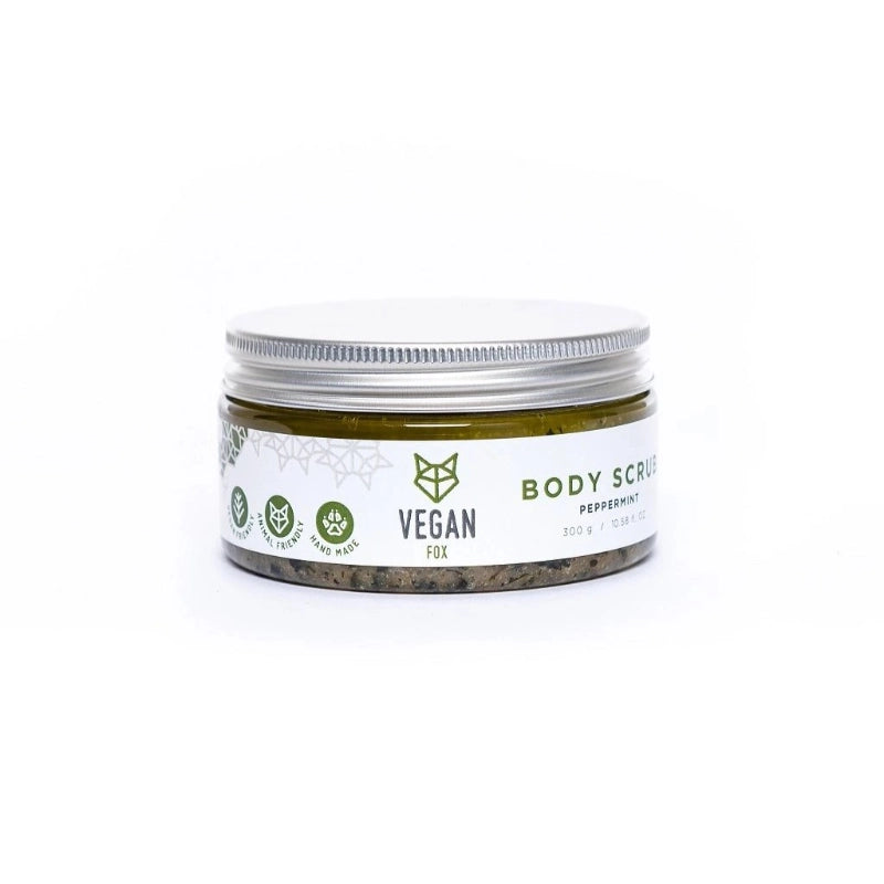 Exfoliante corporal de menta refrescante Vegan Fox
