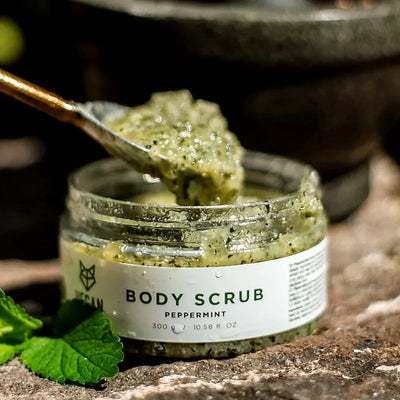Exfoliant corporal de menta