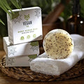 Exfoliante corporal sólido de azúcar y semillas de kiwi