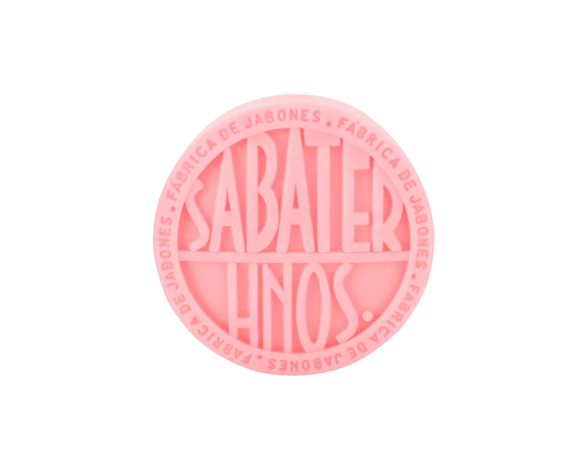 Jabón sólido 100g rosa Sabater Hnos.