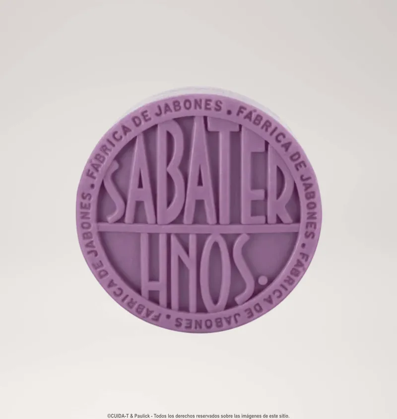Jabón sólido 100g violeta Sabater Hnos.