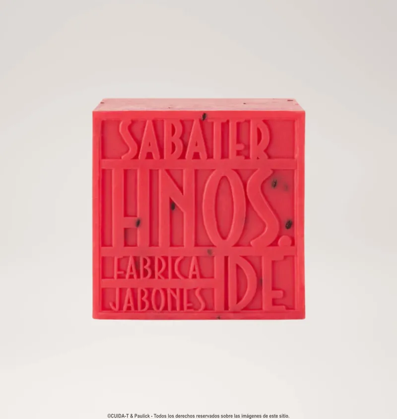 Jabón sólido fresa Sabater Hnos.