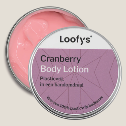 loción corporal con aroma de arándanos rojos Loofys