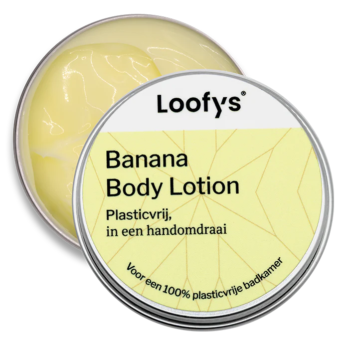 loción corporal aroma banana Loofys