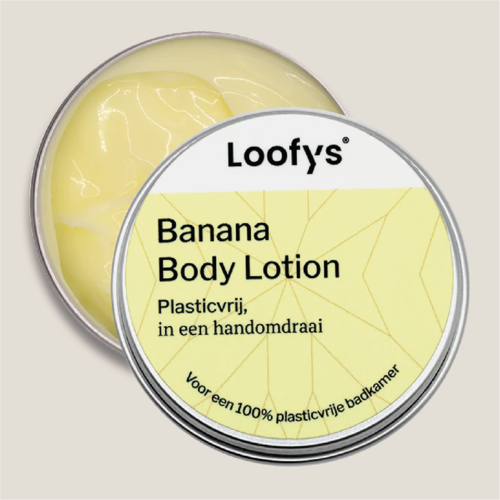 loción corporal aroma banana Loofys