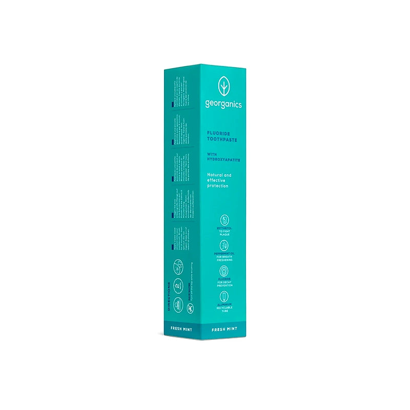 Pasta dental con hidroxiapatita y menta